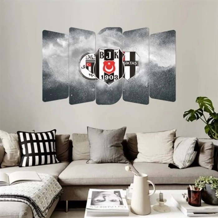 5 Parçalı Ahşap Tablo