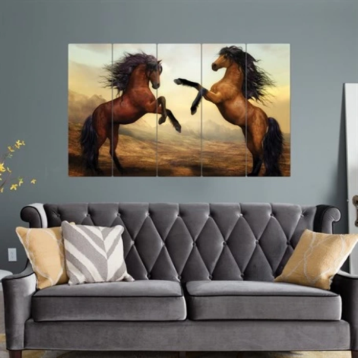 5 Parçalı Ahşap Tablo