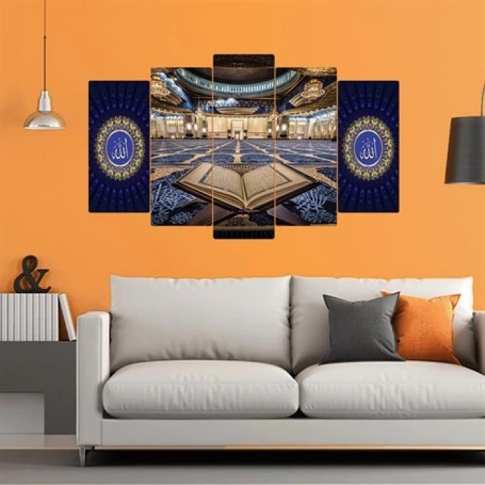 5 Parçalı Ahşap Tablo