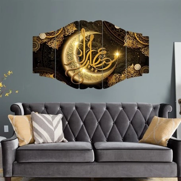 5 Parçalı Ahşap Tablo