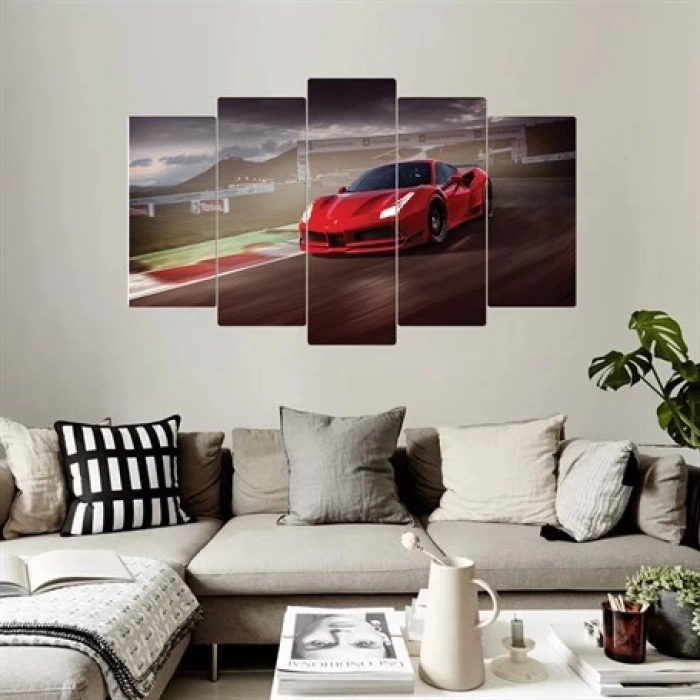 5 Parçalı Ahşap Tablo