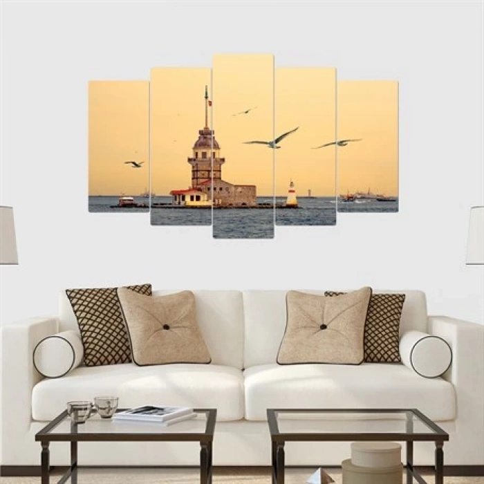5 Parçalı Ahşap Tablo