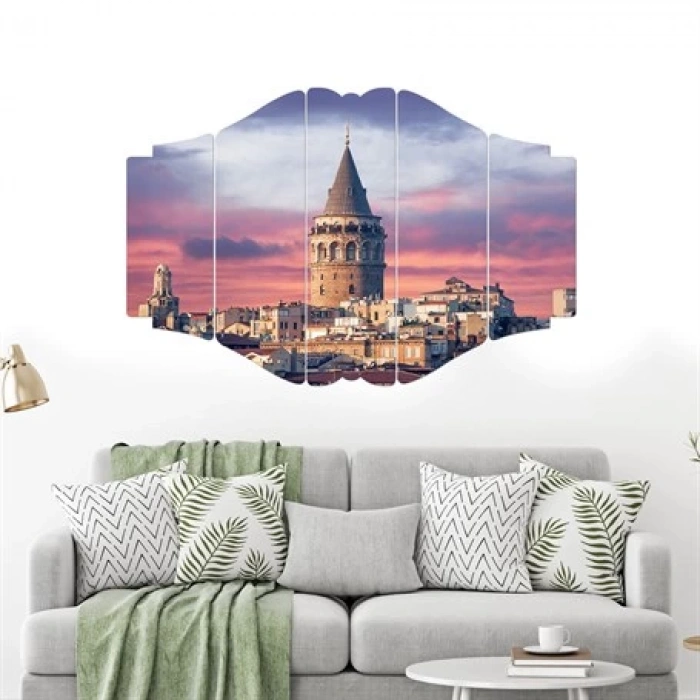 5 Parçalı Ahşap Tablo