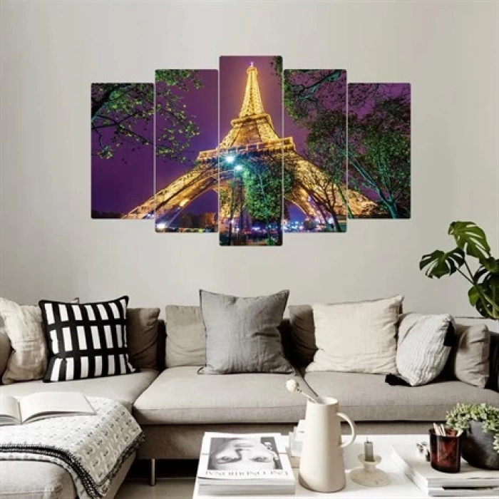 5 Parçalı Ahşap Tablo