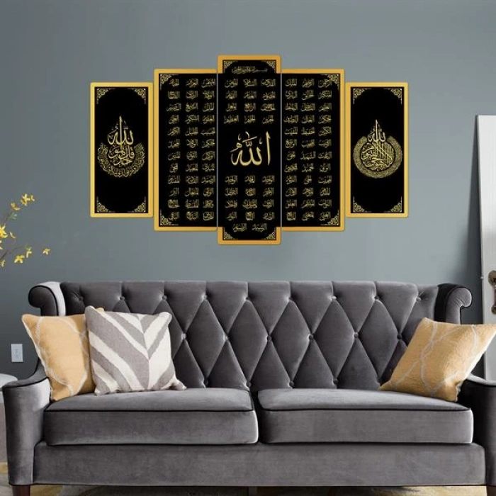 5 Parçalı Ahşap Tablo ASH TB 107