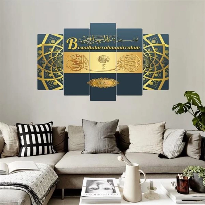 5 Parçalı Ahşap Tablo ASH TB 110