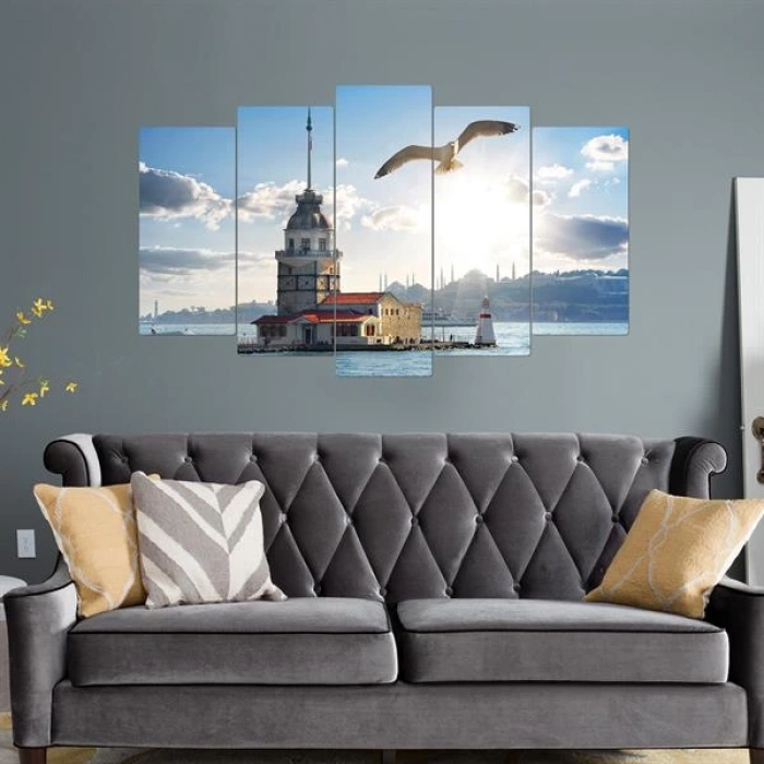 5 Parçalı Ahşap Tablo ASH TB 113