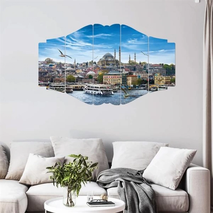 5 Parçalı Ahşap Tablo ASH TB 21