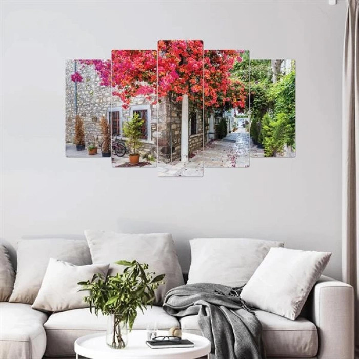 5 Parçalı Ahşap Tablo ASH TB 28