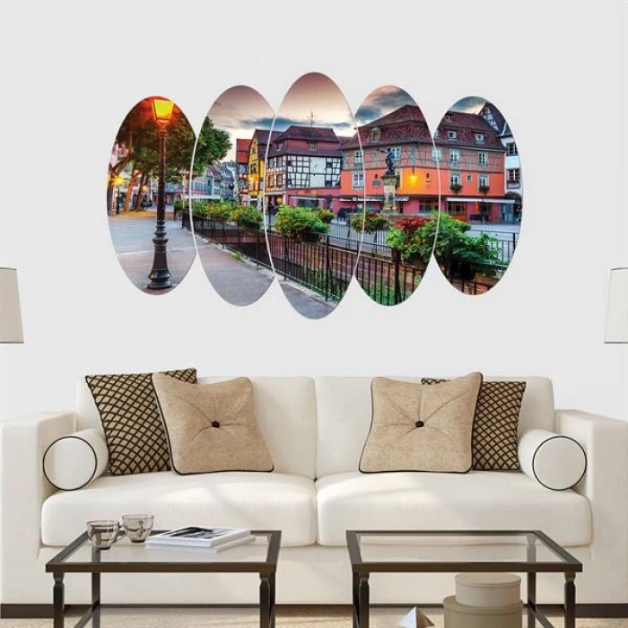 5 Parçalı Ahşap Tablo ASH TB 29