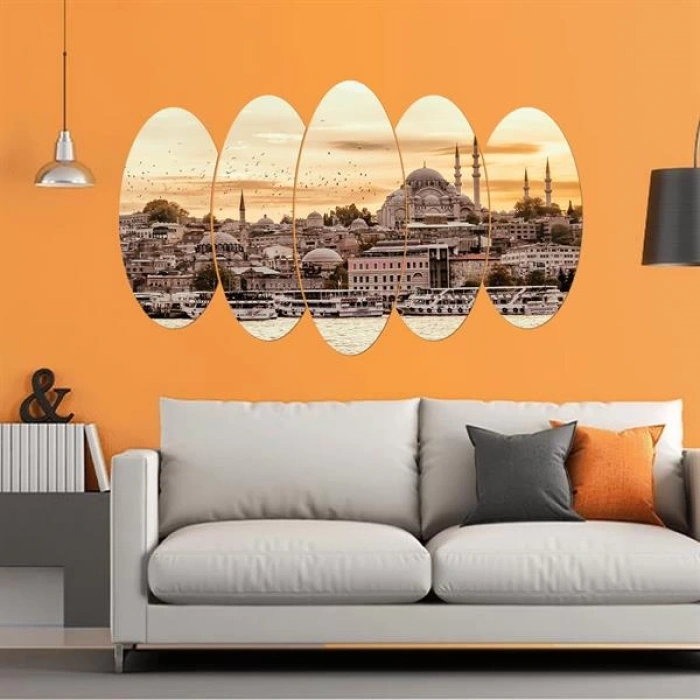 5 Parçalı Ahşap Tablo ASH TB 39