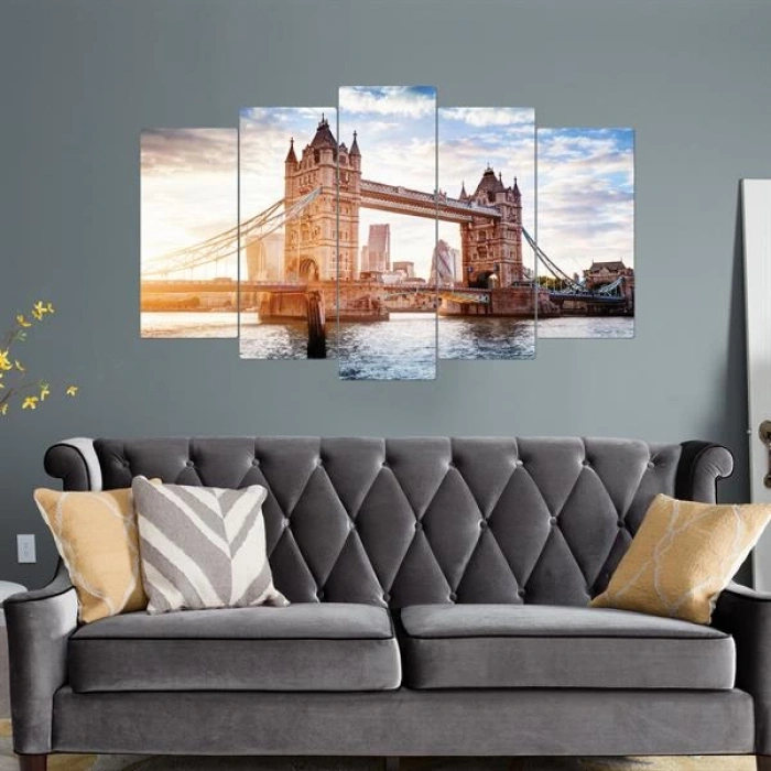 5 Parçalı Ahşap Tablo ASH TB 41