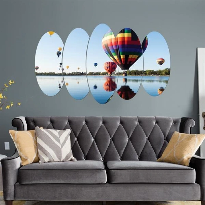 5 Parçalı Ahşap Tablo ASH TB 44