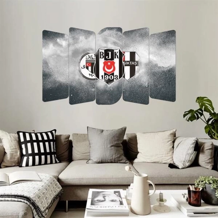 5 Parçalı Ahşap Tablo ASH TB 47