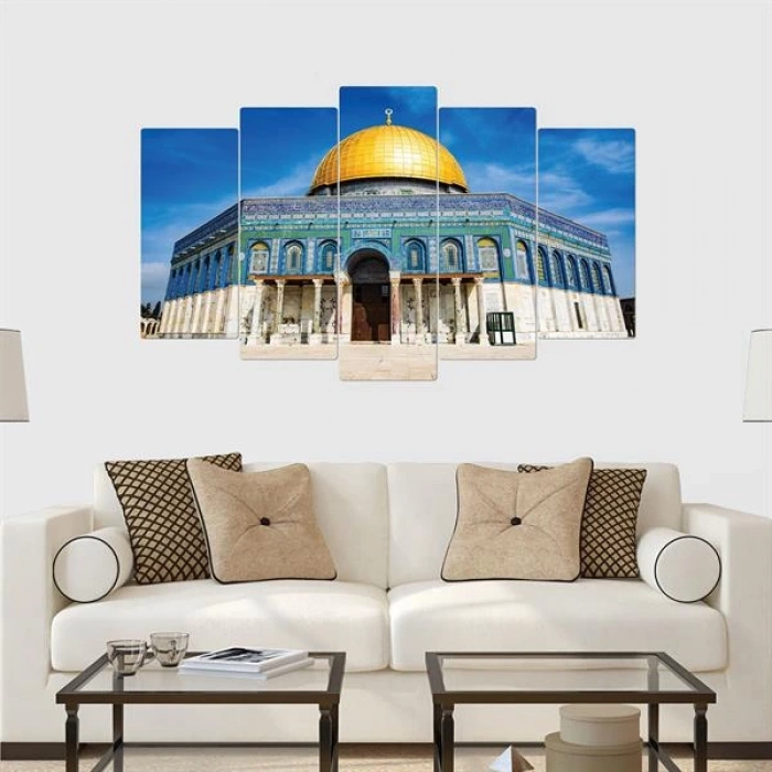 5 Parçalı Ahşap Tablo ASH TB 49