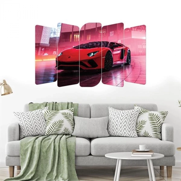 5 Parçalı Ahşap Tablo ASH TB 73