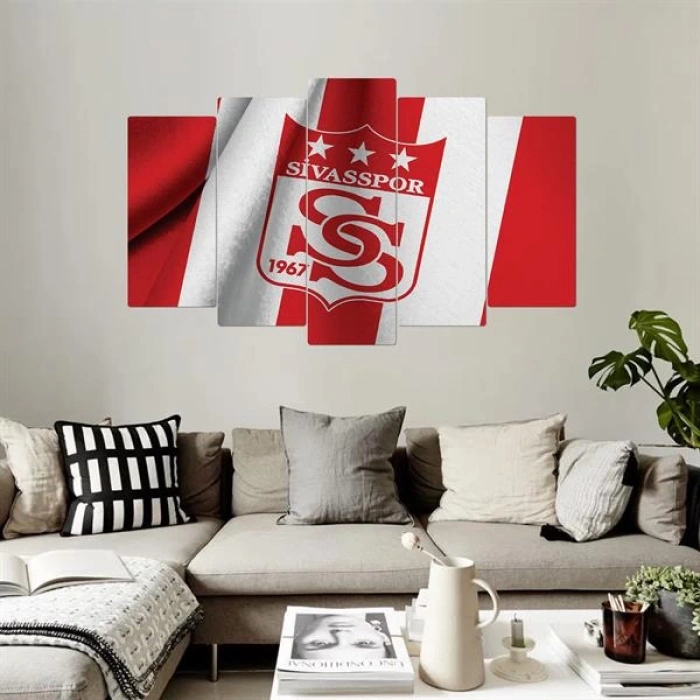 5 Parçalı Ahşap Tablo  ASH TB 80