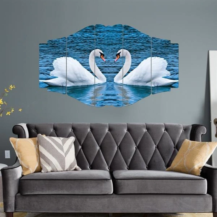 5 Parçalı Ahşap Tablo  ASH TB 88