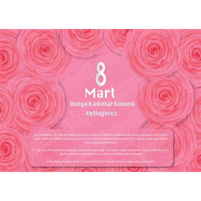 8 Mart Dünya Kadınlar Günü P BGH 01