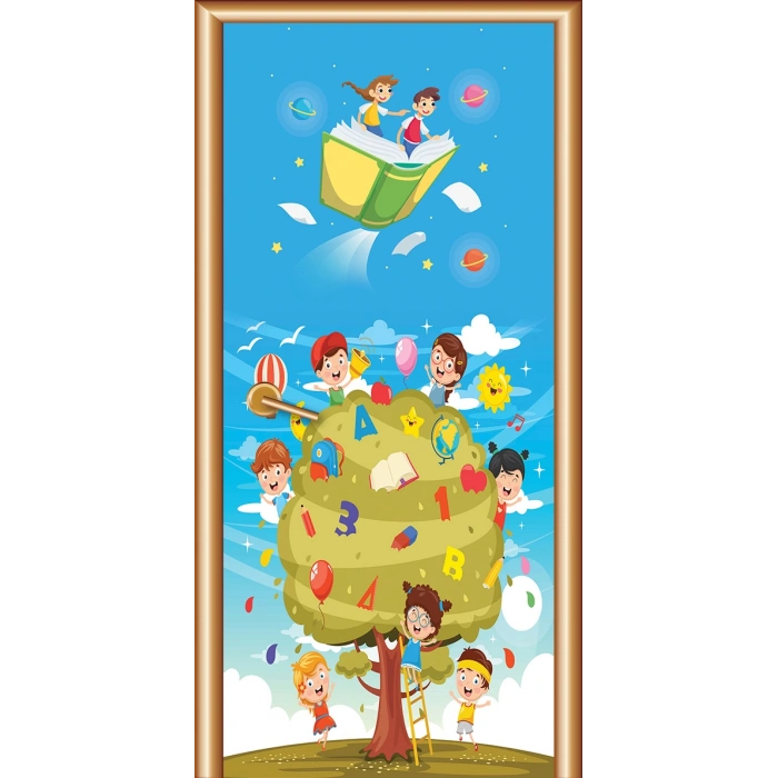 Ağaç Kitap Kapı Giydirme 194