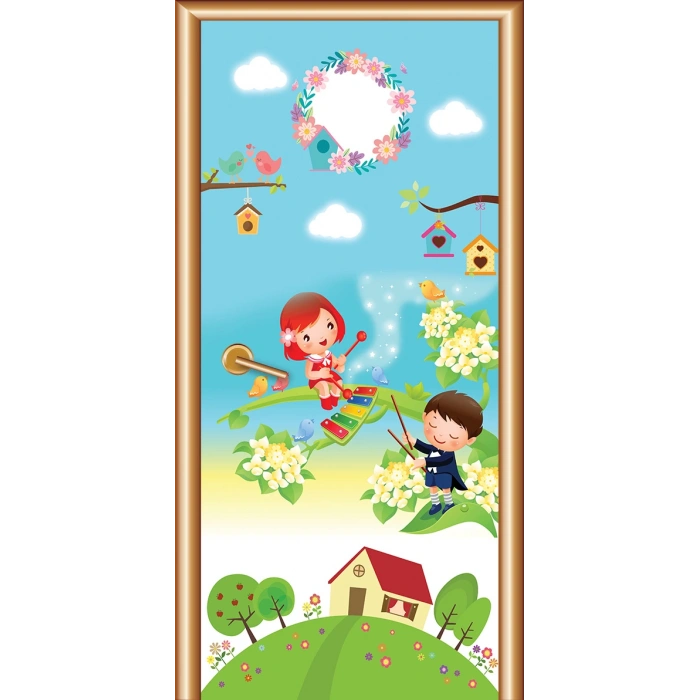 Ağaç Kitap Kapı Giydirme 195