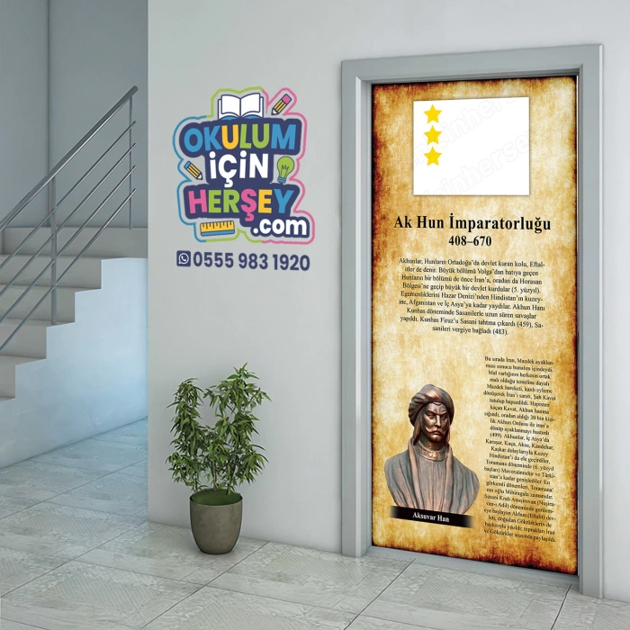 Ak Hun İmparatorluğu Kapı Giydirme 04