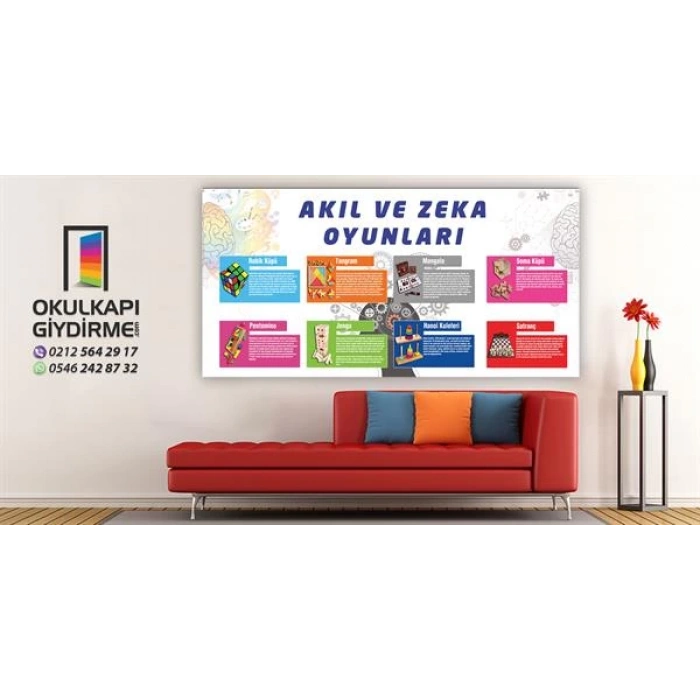Akıl Ve Zeka Oyunları Duvar Giydirme 01