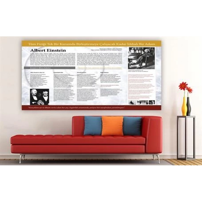 Albert Einstein Duvar Giydirme 22