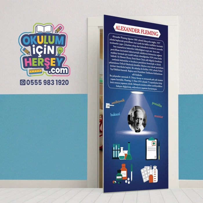 Alexander Fleming Kapı Giydirme 34