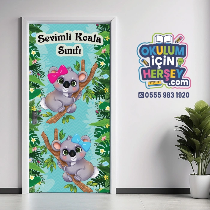 Anaokulu Arılar Sınıfı Kapı Giydirme 179