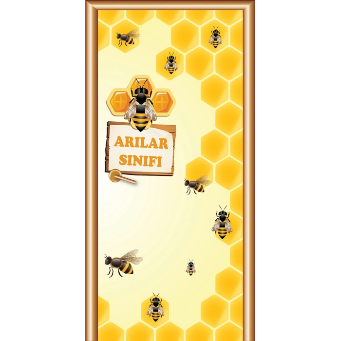 Anasınıfı Arılar Sınıfı Kapı Giydirme 178