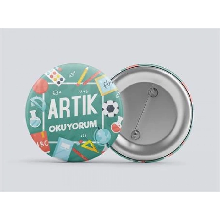 Artık Okuyorum Buton Rozet BT RZ 04