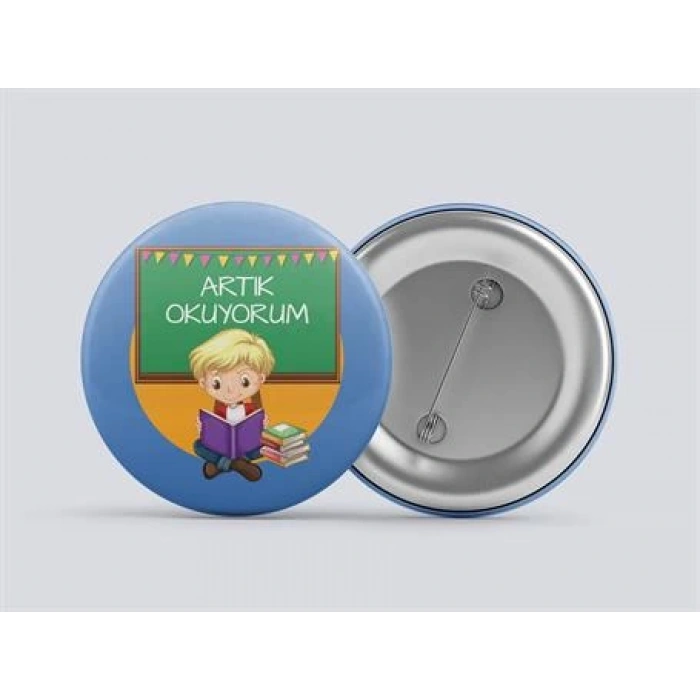 Artık Okuyorum Buton Rozet BT RZ 11
