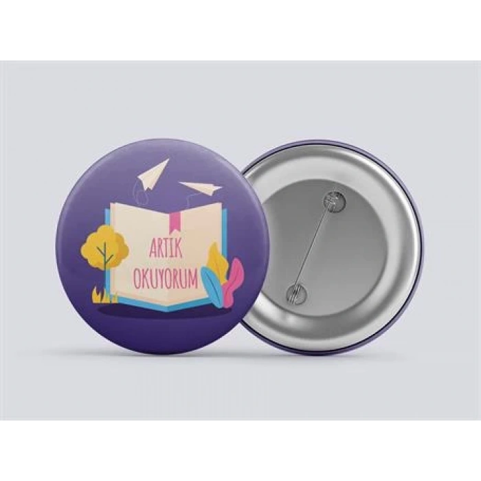 Artık Okuyorum Buton Rozet BT RZ 12