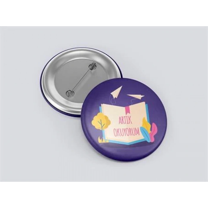 Artık Okuyorum Buton Rozet BT RZ 12