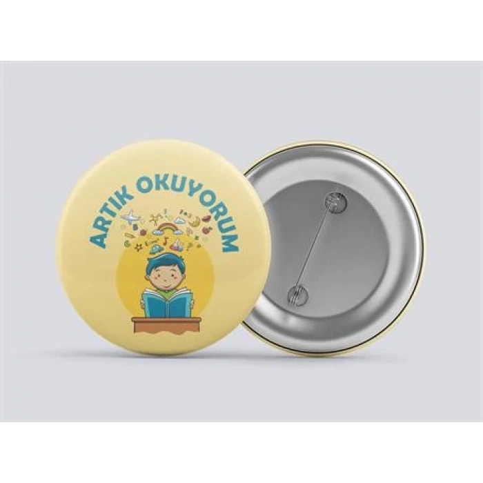 Artık Okuyorum Buton Rozet BT RZ 15