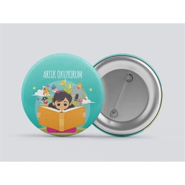 Artık Okuyorum Buton Rozet BT RZ 18