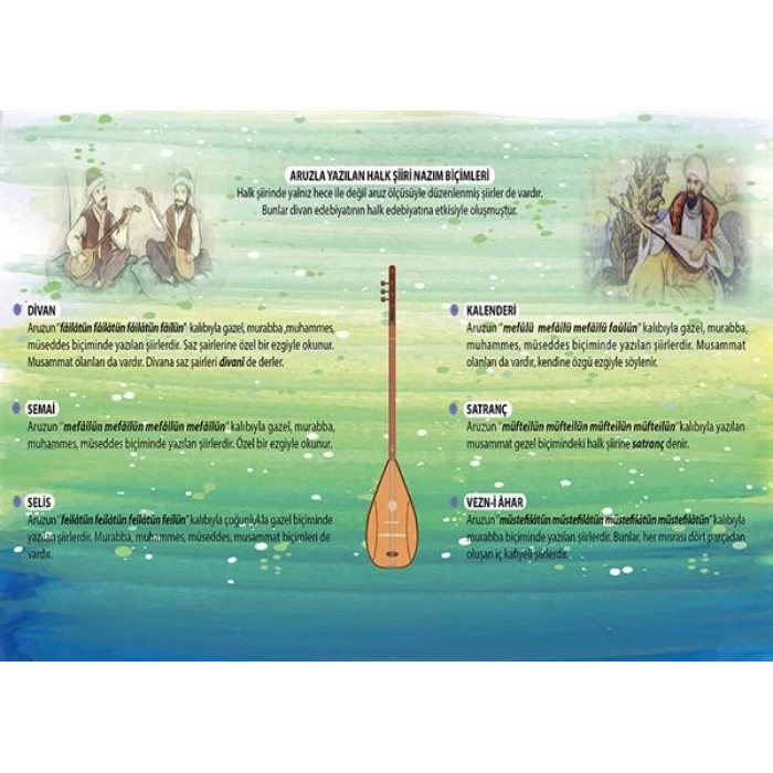 Aruzla Yazılan Halk Şiiri Nazım Biçimleri P EDB 34