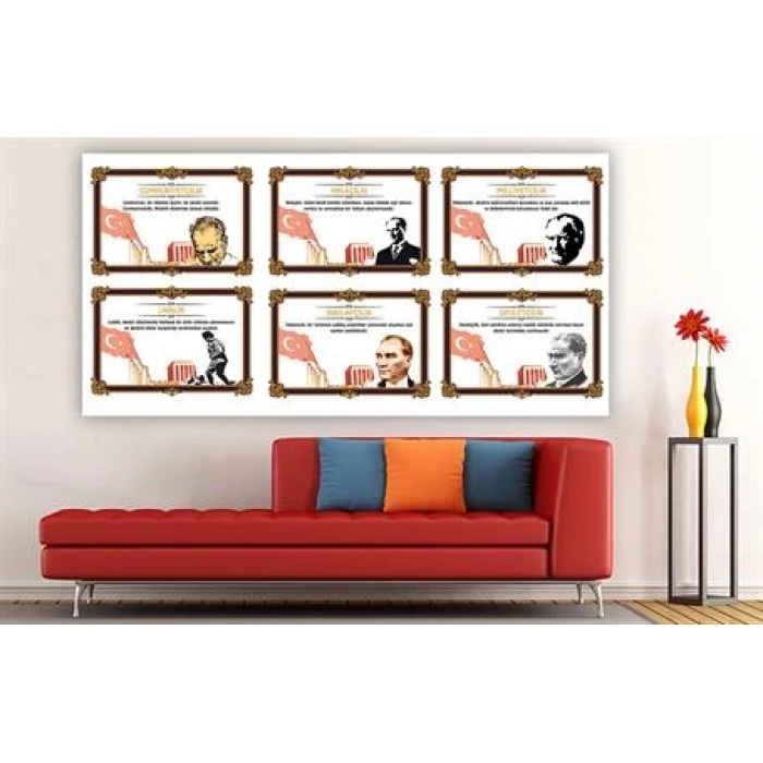 Atatürk İlke ve İnkilapları Duvar Giydirme 06