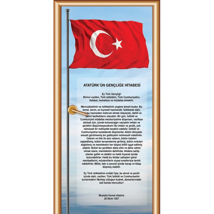 Atatürkün Genliğe Hitabesi Kapı Giydirme 23