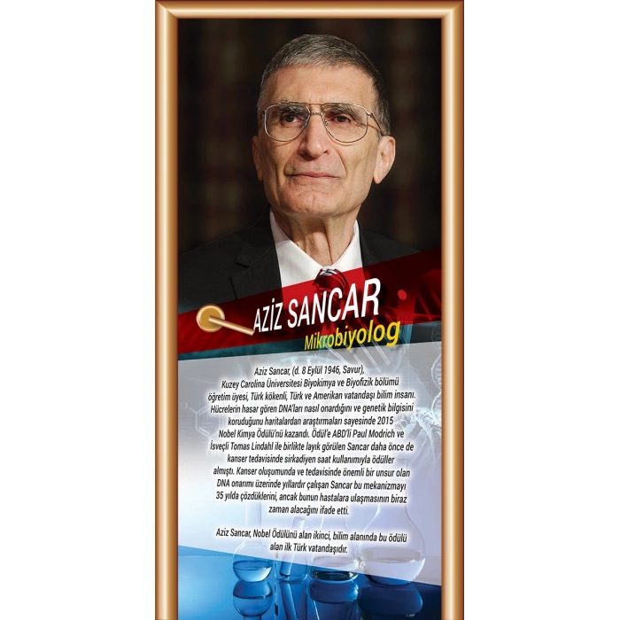 Aziz Sancar Bilim İnsanları Kapı Giydirme 50
