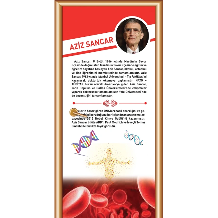 Aziz Sancar Bilim İnsanları Kapı Giydirme 70