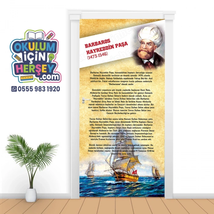 Barbaros Hayrettin Paşa Kapı Giydirme 26