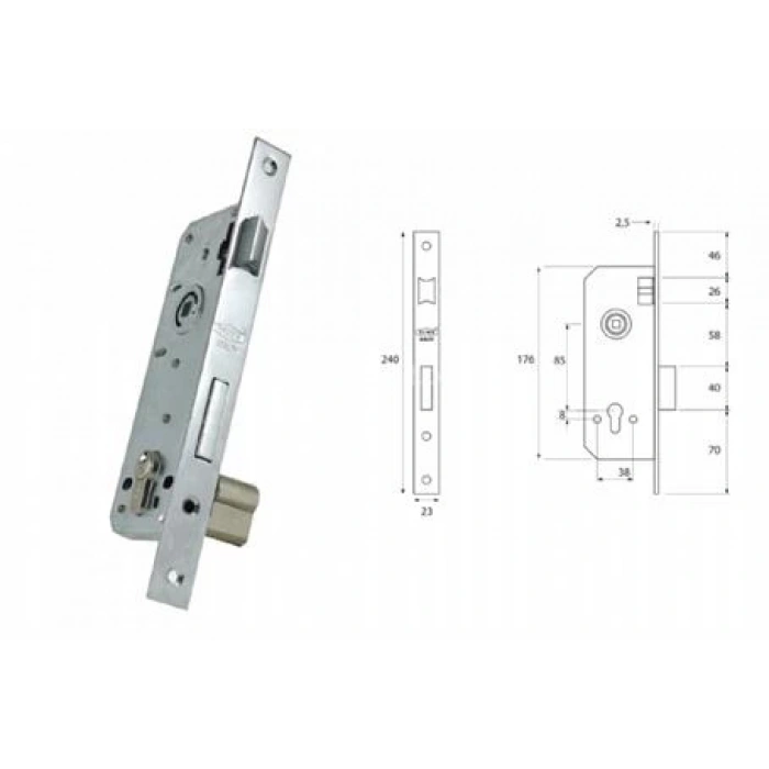 Barelli Gömme Kilit KS 01