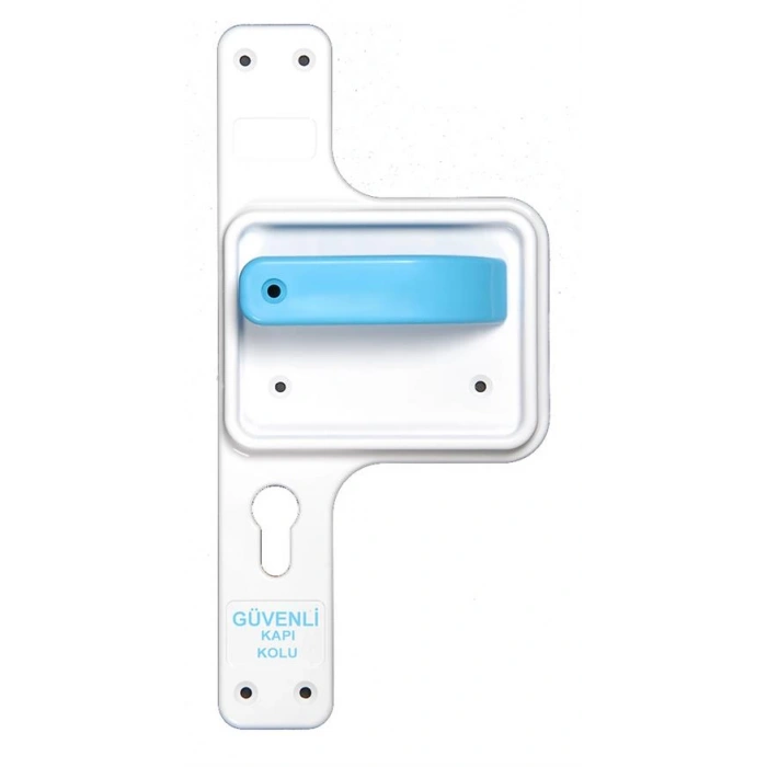 Bariyerli Güvenlik Kapı Kolu (Beyaz) BGKK 01