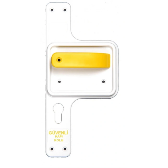 Bariyerli Güvenlik Kapı Kolu (Beyaz) BGKK 01