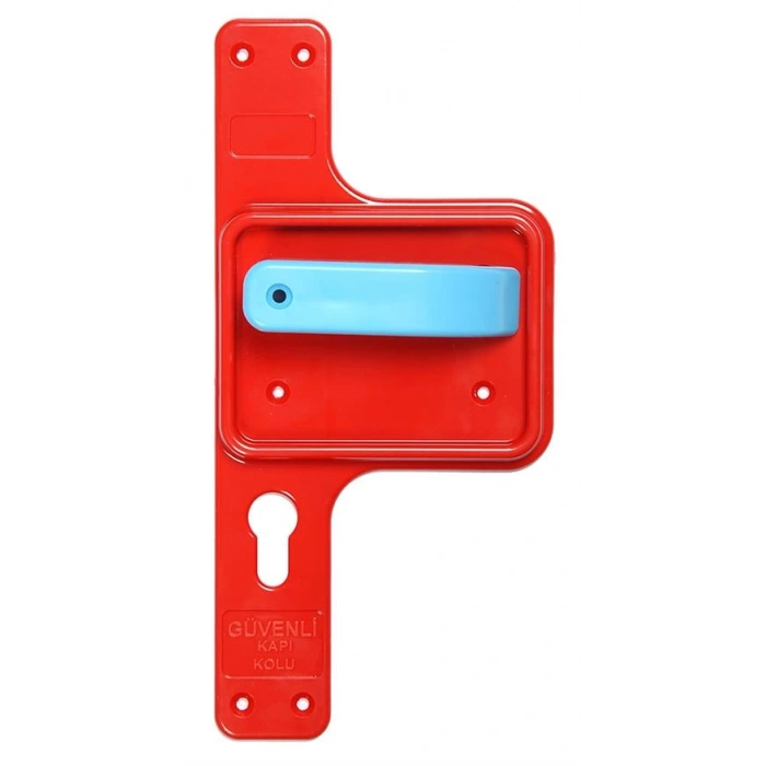 Bariyerli Güvenlik Kapı Kolu (Kırmızı) BGKK 02