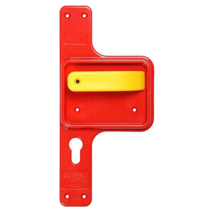 Bariyerli Güvenlik Kapı Kolu (Kırmızı) BGKK 02