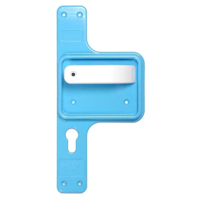Bariyerli Güvenlik Kapı Kolu (Mavi) BGKK 03