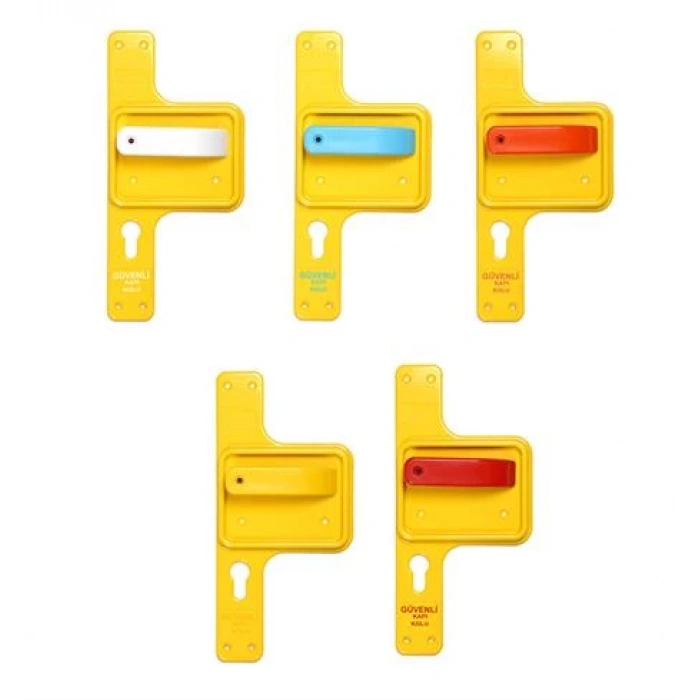 Bariyerli Güvenlik Kapı Kolu (Sarı) BGKK 04